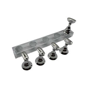 NAM24 Tiphalter - Präsentationsdisplay (Silber-Chrom)